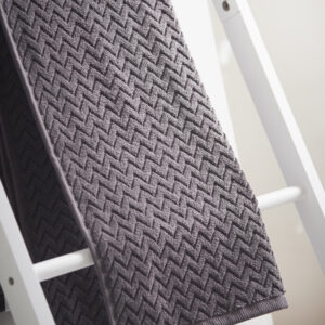 Cosmo Living by Cosmopolitan Four Piece Chevron Towel Bundle - Charcoal