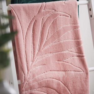 Cosmopolitan Palm Print Blush Towel