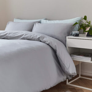 Silentnight Pure Cotton Duvet Cover Set - Silver