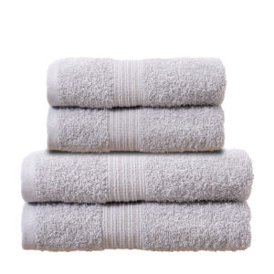 Silentnight Lurex Towels - Grey