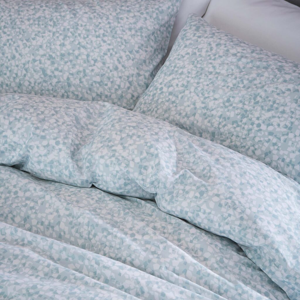 Silentnight Alva Duvet Set - Duck Egg