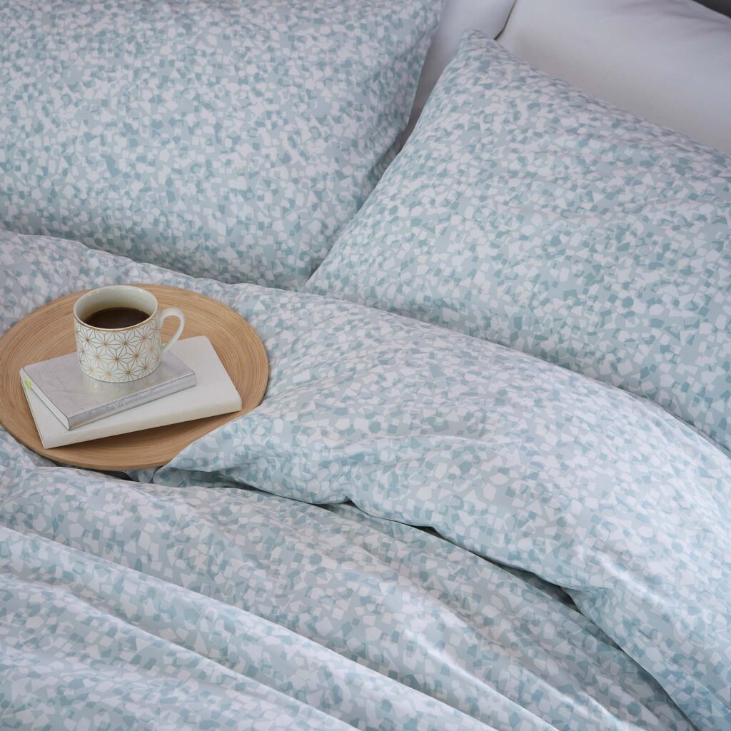Silentnight Alva Duvet Set - Duck Egg