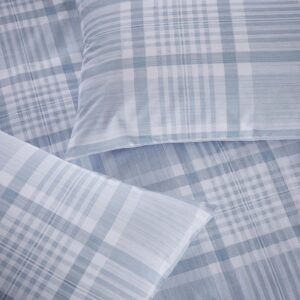 Silentnight Nils Check Duvet Set - Denim
