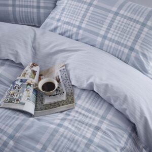 Silentnight Nils Check Duvet Set - Denim