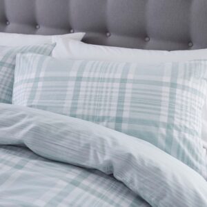 Silentnight Nils Check Duvet Set - Duck Egg