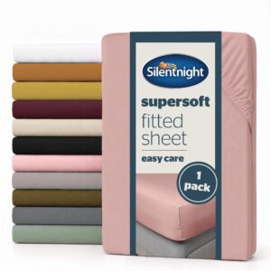 Silentnight Supersoft Blush Fitted Sheet